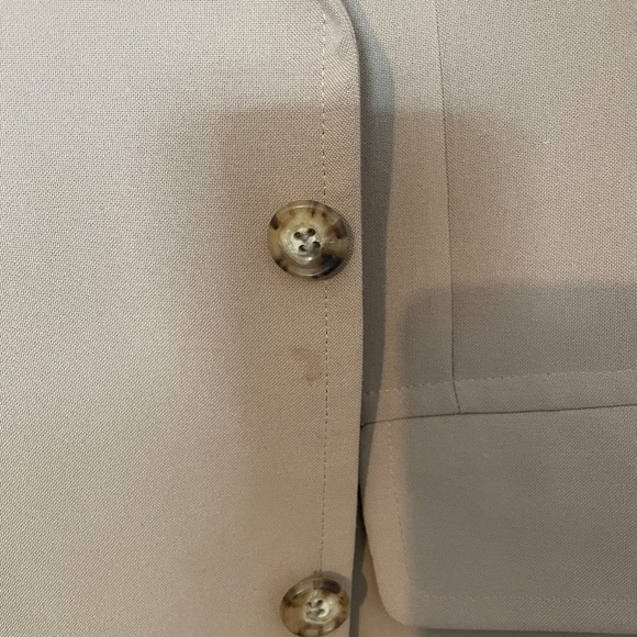 Vintage Rogers Peet Men's 100% Texturized Polyester Tailored Tan Suit Set, NEW - Picture 12 of 16